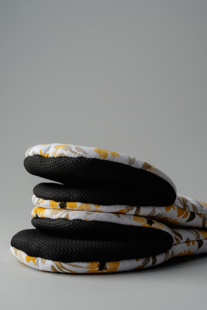 Комплект прихваток Желтый Кухонный текстиль Кухня Для дома