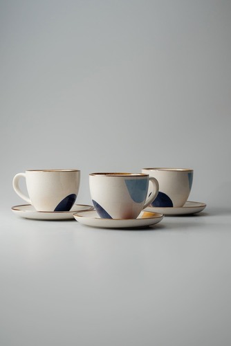 Чайная пара Серый Чайные пары Столовая посуда Столовая Для дома Чайные пары Чашки и кружки Посуда для напитков HoReCa