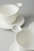 Чайная пара Белый Чайные пары Столовая посуда Столовая Для дома Чайные пары Чашки и кружки Посуда для напитков HoReCa