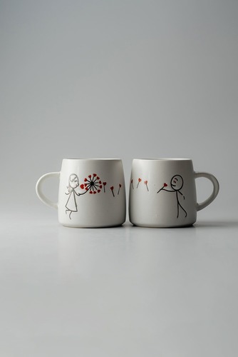 Кружка комплект Серый Кружки Столовая посуда Столовая Для дома