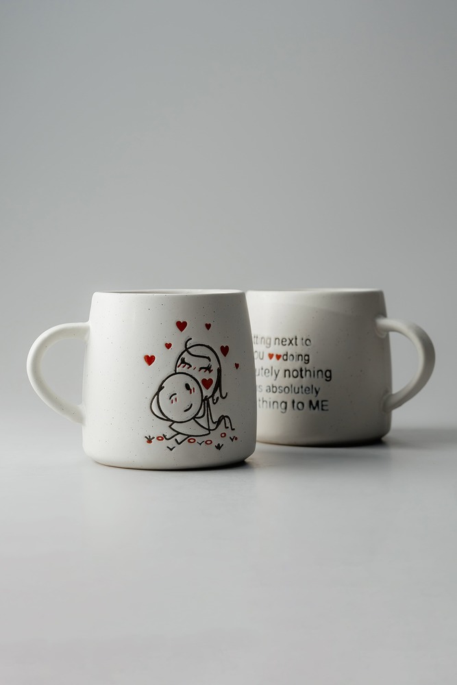 Кружка комплект Серый Кружки Столовая посуда Столовая Для дома Кружки Чашки и кружки Посуда для напитков HoReCa