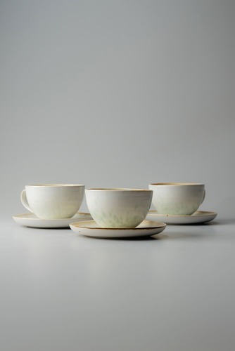 Чайная пара комплект Серый Чайные пары Столовая посуда Столовая Для дома Чайные пары Чашки и кружки Посуда для напитков HoReCa